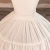 Sottogonna Crinolina Stile Principessa per Bambina Struttura con Cerchi in Acciaio Lunghezza 45 cm Sottoveste in Poliestere per Costumi Occasioni Speciali