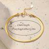 925 Silver Double Layer Snake Bone Chain Bracelet Fashionable Elegant High-End Feelings INS Cold Style Jewelry Accessories