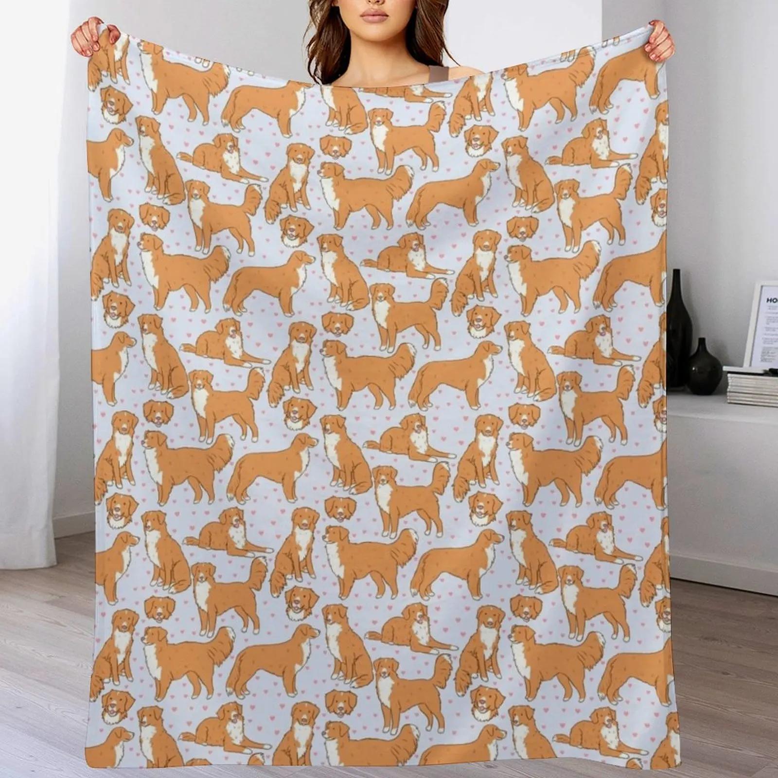 Новошотландский ретривер, одеяло-плед, покрывала для кровати, термоодеяла для путешествий, летние детские одеяла 30x40in