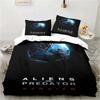 Alien Vs. Predator Predator Movie Bedding Set Single Double Queen King Size Duvet Cover Adult Boys Bedroom Bedspread Luxury Gift