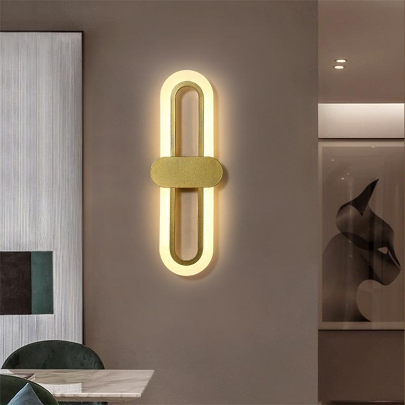 Nordic Minimalist Bedside Wall Light for Bedroom, Living Room, Stairway, or Hotel.