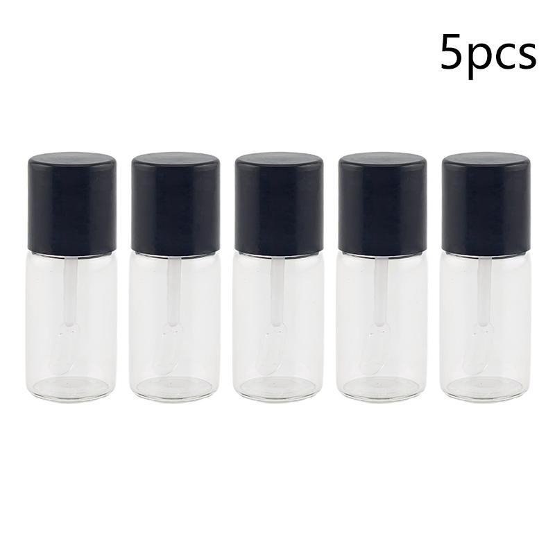

5/10PCS Mini Refillable Bottles Liquid Foundation 4ml Subpackage Travel Empty Bottle Mini Digging Spoon Glass Cosmetics Tools