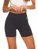 MORAJ XXL GRAPHITE Women's Sports High Waist Cycling Shorts with Pockets