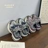 Youth Style Shoes Kids Retro Chunky Sneakers Breathable Mesh Upper Lightweight Running Shoes Boys Girls