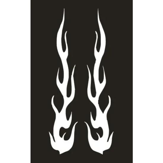 Autocolant universal DIY flacără vinil Decal impermeabil pentru mașina motocicletă rezervor de gaz impermeabil motocicletă flacără autocolant kit decalcomanii