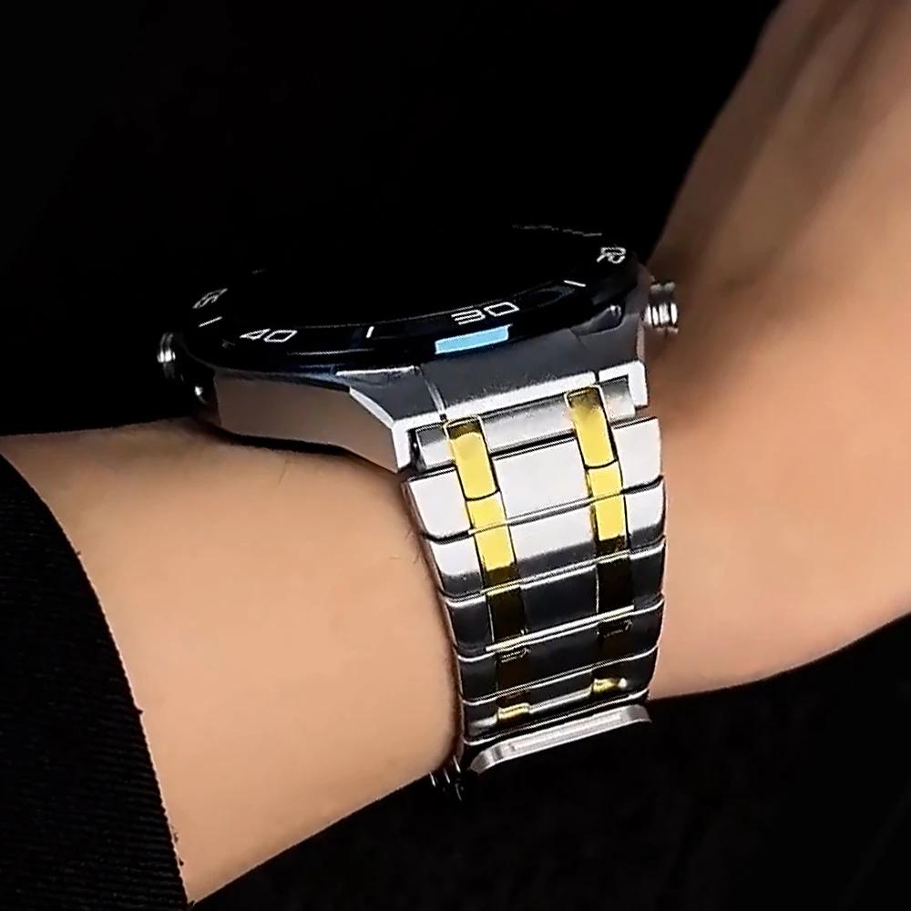 22mm Magnetic Stainless Steel Band for Huawei Watch 4 5 46mm GT4 GT5 46mm Ultimate Metal Strap for Amazfit Balance 2 Bracelet