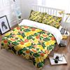 Citrus Pattern Three-Piece Set for Decor Exquisite Three-piece Bedding Set Gift for Kids and Adults