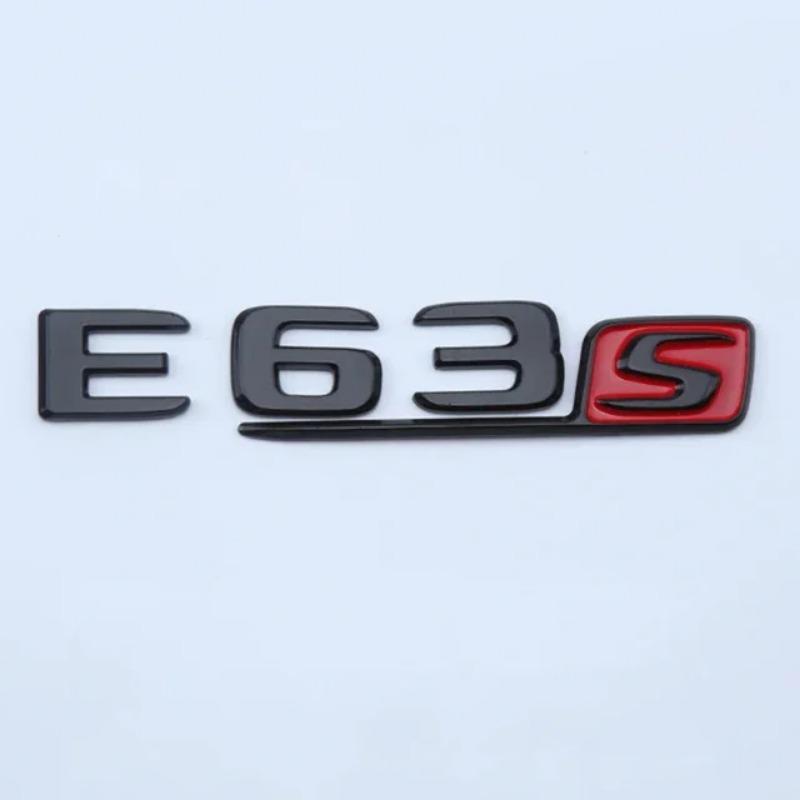 3D Letters For Cars Mercedes E63S AMG W212 W213 Rear Trunk Sticker Fender Trim Badge V8 Biturbo 4matic Emblem Logo Accessories