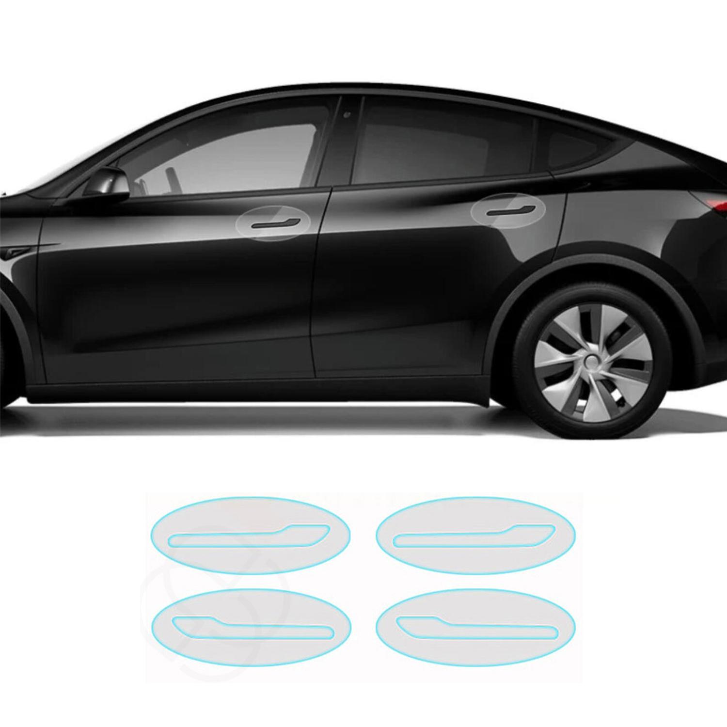 

For Tesla Model 3 Model Y 2017-2026 TPU Paint Protection Film Car Door Side Protective Film Pre-cut PPF Clear Bra Anti-Scratch For model Y 20-24&Clear Film