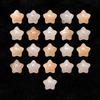 21pcs White Crystal Spacer Loose Beads Sodalite Jewelry Making Material  Necklace Earrings