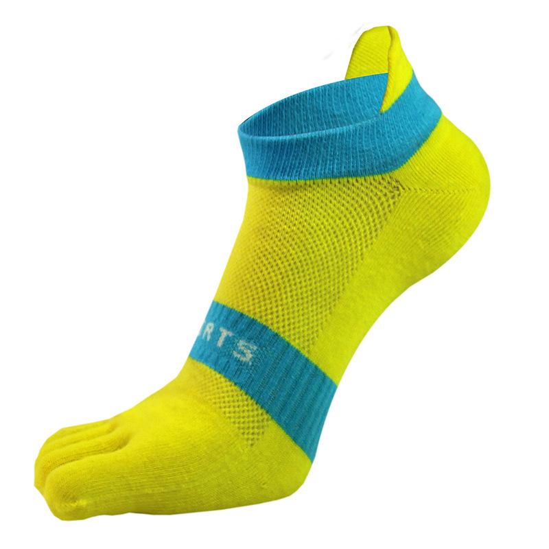 Men's Cotton Thread Five-toe Sports Toe Socks, Summer Thin Split-toe Socks, Five Toes