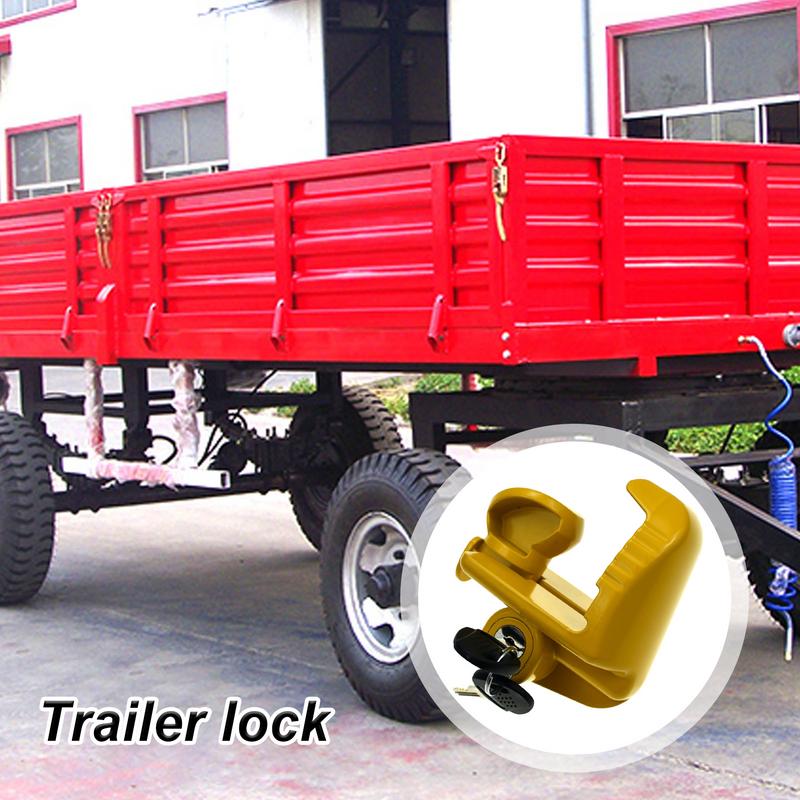 Verrou d'attelage de remorque, verrou d'attelage réglable, verrou d'attelage pour camping-car, accessoires de remorque, verrou antivol pour bateaux, voitures et camping-cars