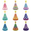 3D Printed Christmas Tree 3D Spiral Cone Rotating Pyramid 3D Printed Ornament Home Decor Impossible Passthrough Pyramid Sculptur