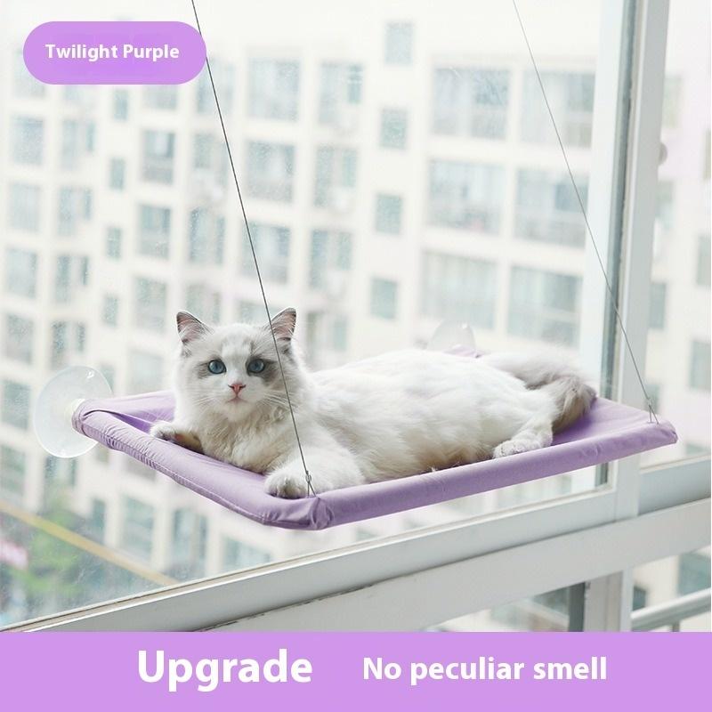 Pet Cat Hammock Hanging Cat Bed Bearing Comfortable Cat Sunny Window Feline Naptime Seat Mount Kitten Climbing Frame Pet Product