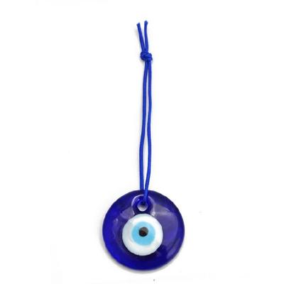 Pendant Men and Women Blue Glass Eye Pendant Nylon Rope Chain Jewel