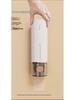 Handcrafted Wall-Mounted Soap Dispenser with Bath Brush for Foam and Gel
