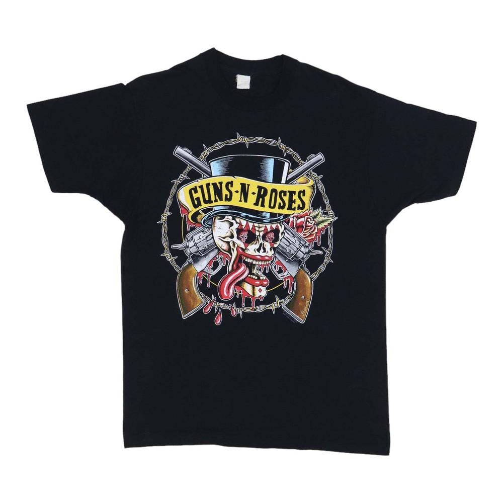 Guns N Roses Rock Band Skull 1990 Classic Graphic Print AHN00295 Unisex T-Shirt XXXXL