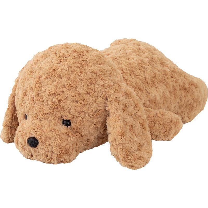 Cartoon Cute Dog Throw Pillow Plush Toy Big Dog Teddy Dog Doll Children Accompany Soothing Doll