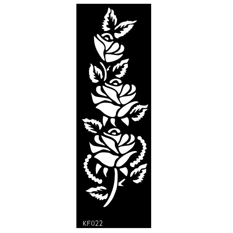 Pet Hollow Tattoo Template Juice Tattoo Sticker Template Ins Wind Flower Tattoo Sticker