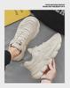 Men's Versatile Lightweight Height-Boosting Dad Shoes - Trendy, Breathable, Thick-Soled Casual Running Sneakers for Spring.