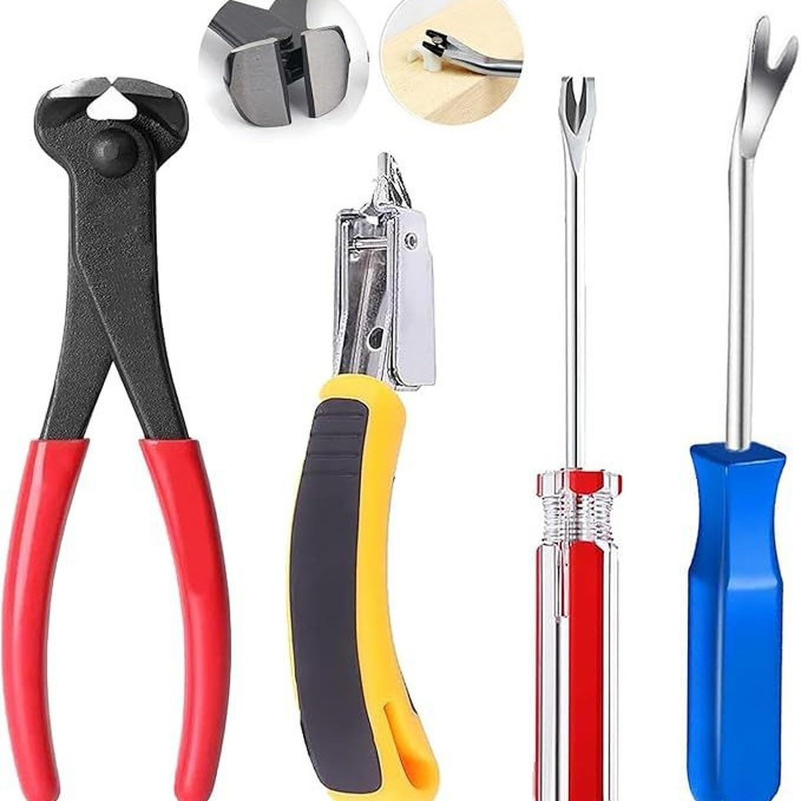 

AKIHISA inch Ear Clamp Pliers, Chrome Vanadium Steel Crimper Tool, Nail Remover, Pincer Crimper Tool for Pipe Hose Clamps one size червоний