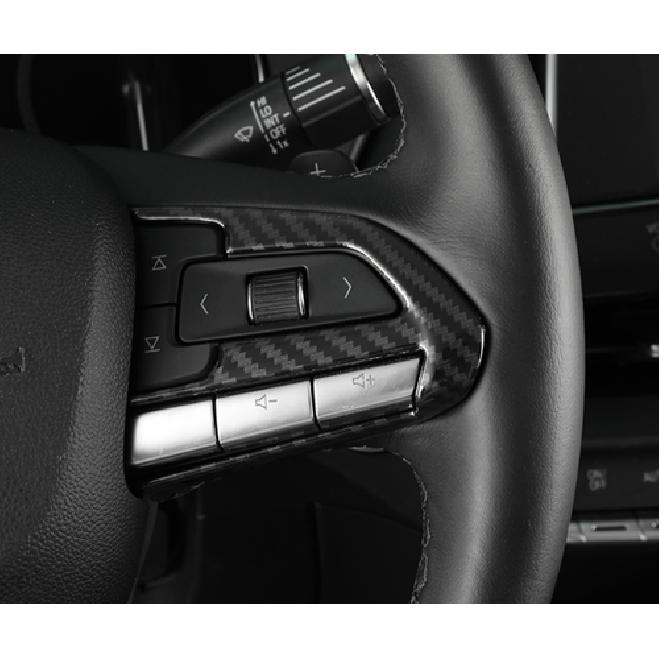 Steering Wheel Lid Cover Trim For - Cadillac CT4 ATS 2pcs Carbon Fiber