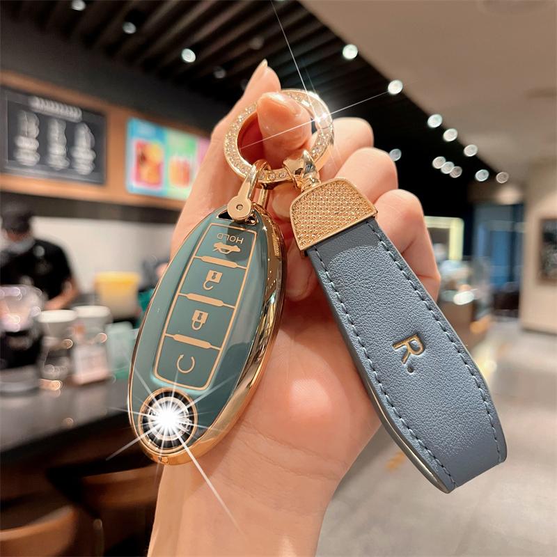 Soft TPU Car Remote Key Case Cover Fob For Nissan T32 T31 Juke J10 J11 Kicks Qashqai X-Trail Tiida Pathfinder Note For Infiniti