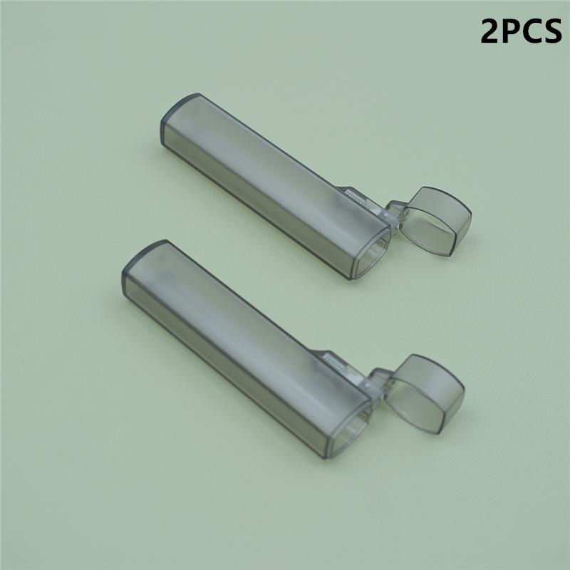 1/2Pcs Portable Plastic Toothpick Cases For Outdoor Travel Clear Toothpick Holder Kitchen And Restaurant Supplies