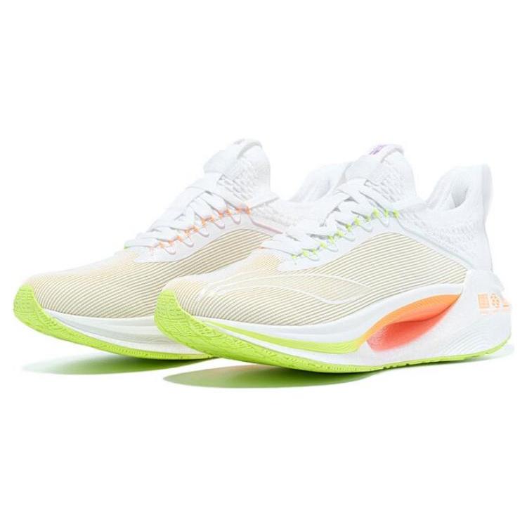 Li Ning Shadow Essential Abrasion Resistant Breathable Low top Running Shoes Men's White ARRT007-2