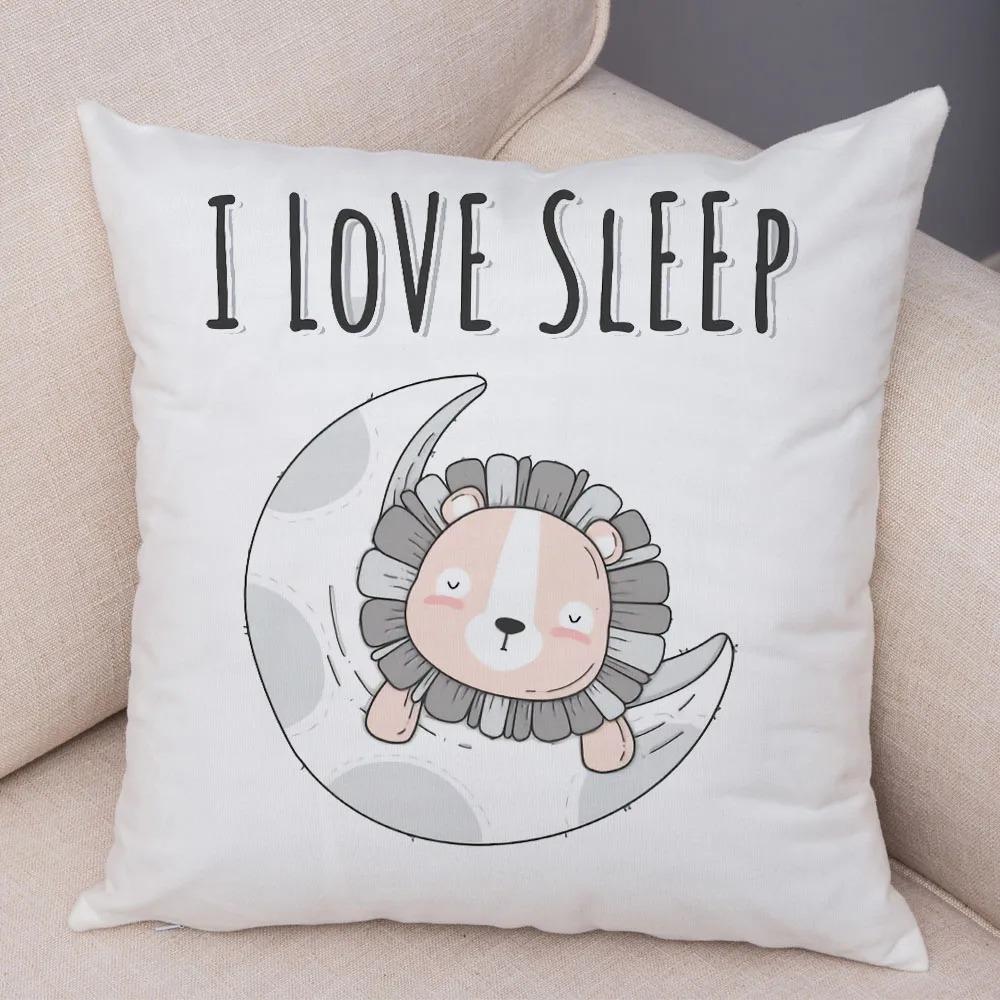 Cartoon Giraffe Monkey Decorative Pillowcase Office Living Room Car Ornaments Home Pillowcase