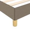 Vidaxl Bed Frame Without Mattress, Taupe, 160X200 Cm, Upholstered