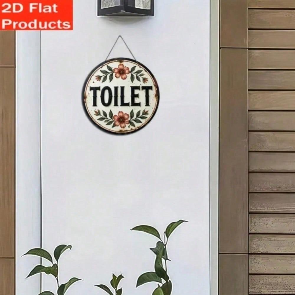 Vintage 2D Metal Tin Sign Rustic Wall Plaque for Indoor Outdoor Garden Bar Home Decor
