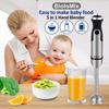 BioloMix HB‑3302 5‑in‑1 Hand Blender 1200W 6‑Speed Turbo Immersion Stick Blender