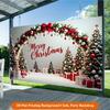 1Pcs Christmas Bauble Gift Decoration Background Winter Backdrop Decorations For Photo Studio Photo Booth Christmas Party