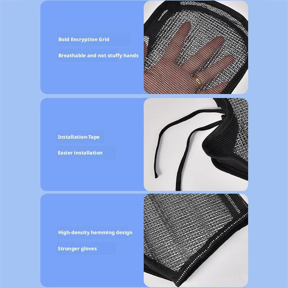 Cartoon Motorcycles Handlebar Gloves Outdoor Sun Protection Windproof Waterproof Handlebar Cover Gloves Accessories