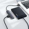 Ugreen 4-Port USB 3.2 Gen 1 Hub with Micro USB Power, Gray - Model CM219 50985