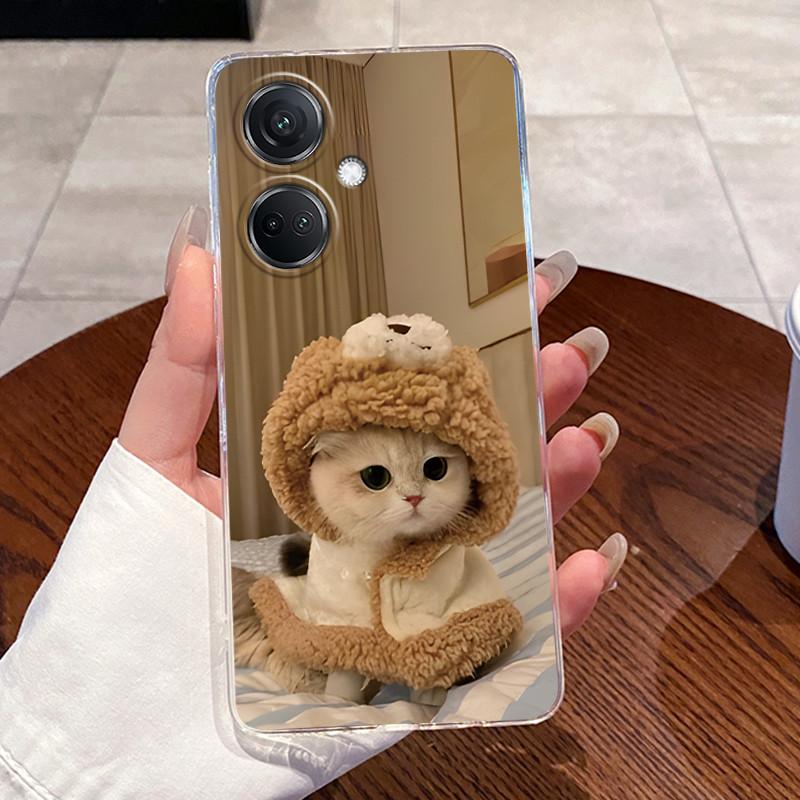 For OnePlus Nord CE3 CE2 Lite Capa Clear Silicone Soft TPU Back Cover Cases For One Plus Nord CE 2 3 Lite Rabbit Cat Phone Case