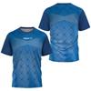 Fashion Sports Running T-Shirts Summer Casual Fitness Short Sleeve Creative Geometry 3D Printed T-shirt Loose Comfortable Breathable Versatile T-shirt