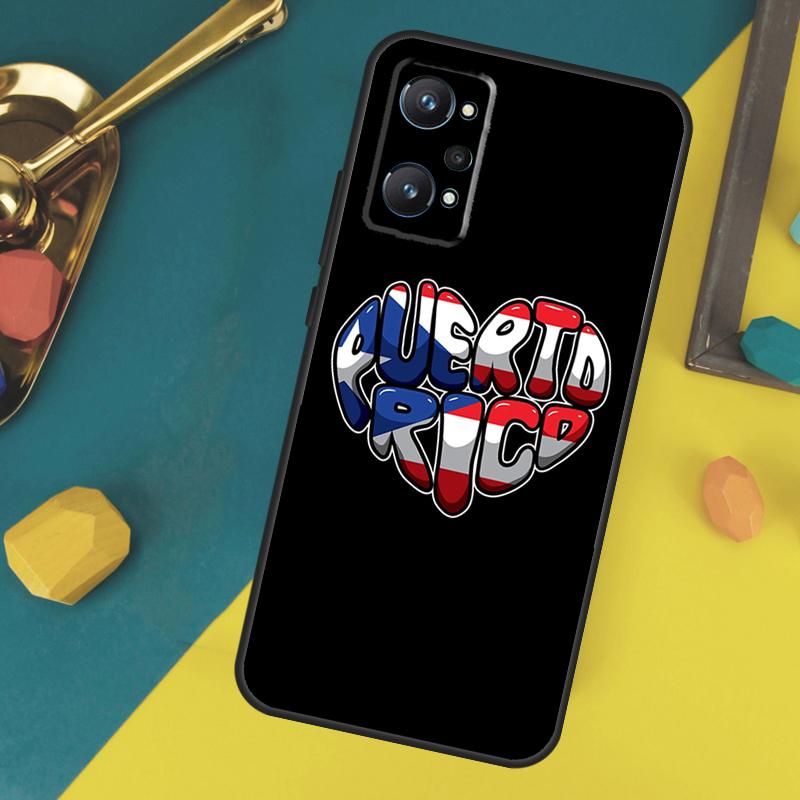 

Puerto Rico Flag Case For Realme C53 C55 C67 C61 C75 C51 C21Y C25S GT 6 6T 5 GT7 Pro 10 11 12 13 14 Pro Plus Realme GT5