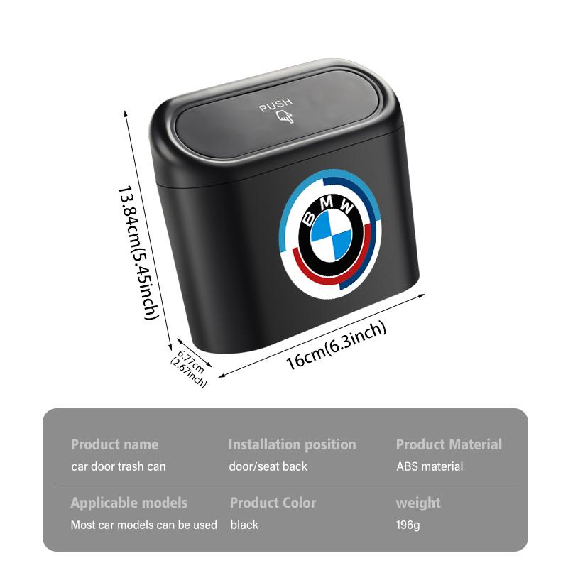 Car Door Side Trash Universal Garbage Dust Case Storage Box For BMW X3 X5 M5 M3 E46 E90 E60 F10 E39 F30 E36 G30 E87 E70 gzsh02