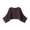 European and American style, new women's clothing, foreign style, long-sleeved one-neck cape knitted sweater 2756044
