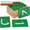 Montessori Sandpaper Stroke Board for Early Childhood Education