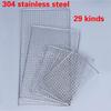 304 Edelstahlnetz BBQ-Grill Antihaft-Grillmatte Gitter rechteckig BBQ-Grill Grillnetz Grillnetz Grillwerkzeuge-B