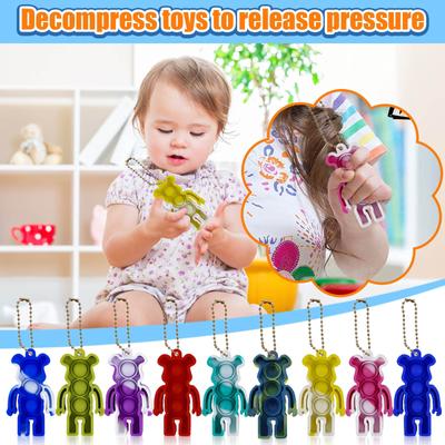 (Joy choose)Sim-ple  Toy Mini Stress Relief Hand Toys Keychain Toy Anxiety Stress Toy