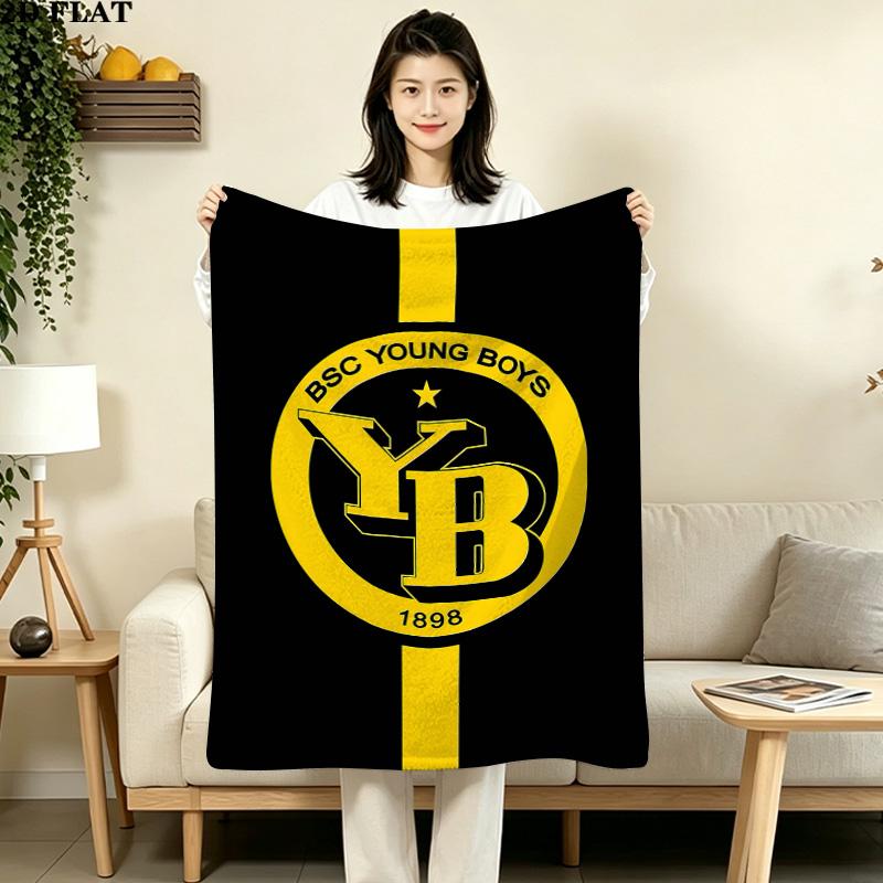 1PC Bsc Young Patterned Flannel Blanket Suitable For All Seasons For Home Decor Warmth And Comfort Gifts Holiday Present