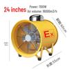 Kedehe 24-inch Portable Explosion-Proof Axial Flow Fan CN Plug (adapter Included)