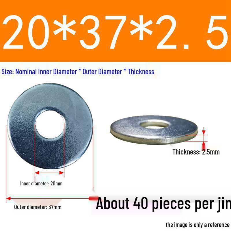 Galvanized Oversized Metal Washers M3-M60