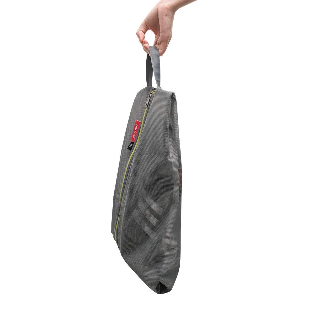 Pack All Shoe Cases, Shoe Bags, Shoe Storage, Indoor Shoe Bags, Water-Repellent, Set of 2, Gray
