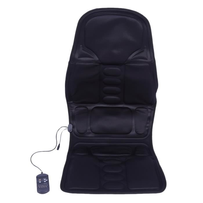 Tbest siège d'auto de relaxation Siège de véhicules portables siège de bureau à domicile chauffant dos cou coussin de Massage