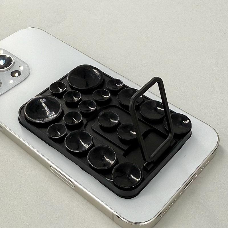 Multi-Functional Silicone Folding Suction Cup Phone Stand & Anti-Slip Back Sticker